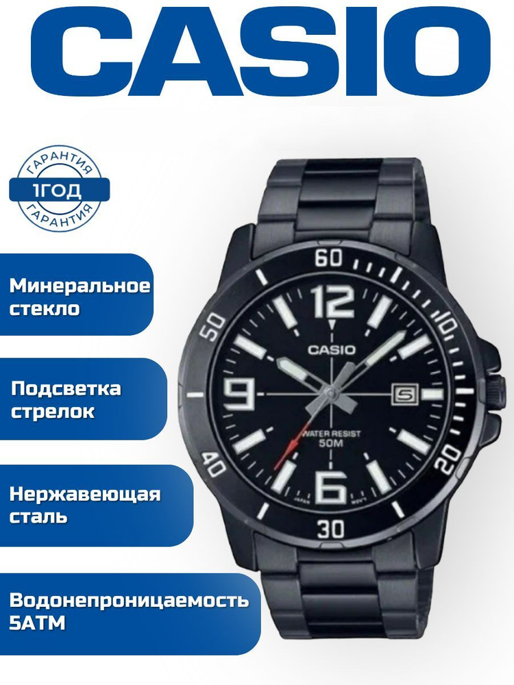 Наручные часы CASIO MTP-VD01B-1B #1