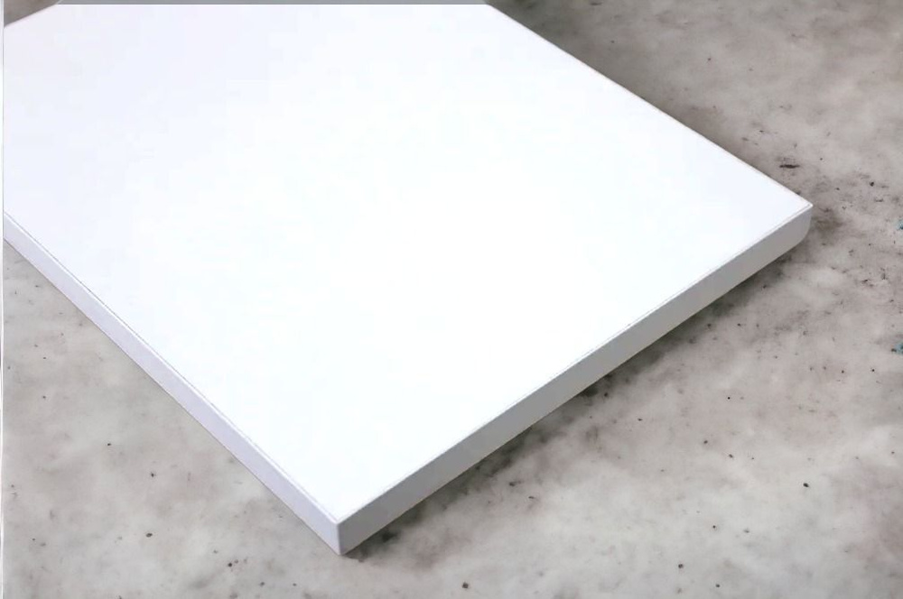 Мебельный щит ЛДСП Egger с кромкой ПВХ 2мм толщина 16 мм. Размер 200х150х16 Цвет-Белый альпийский  #1