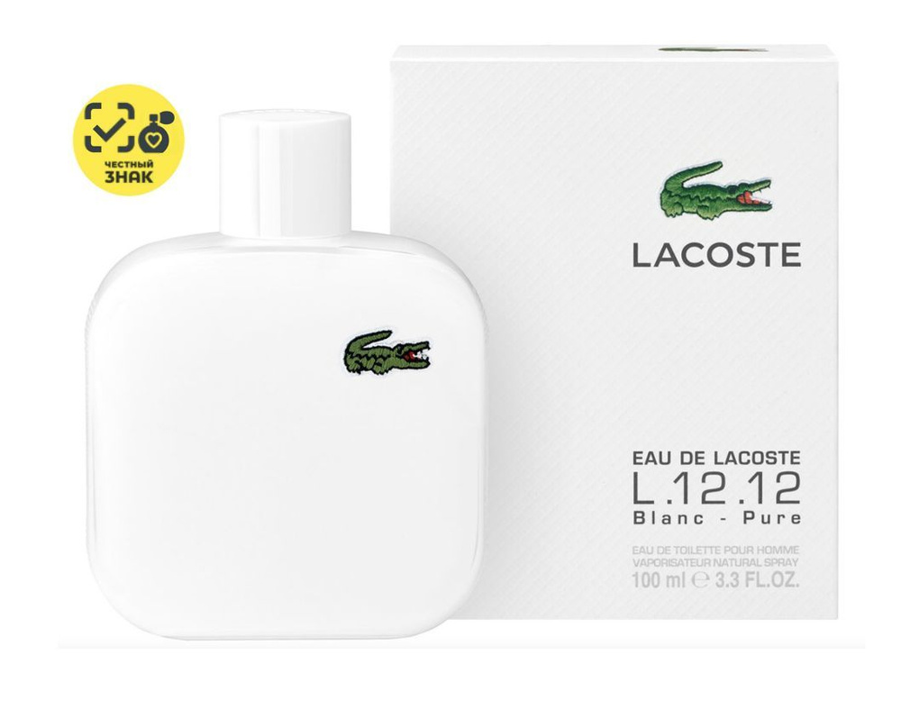 Lacoste EAU DE L.12.12 BLANC EDT 100ML 100 OZON 180272037