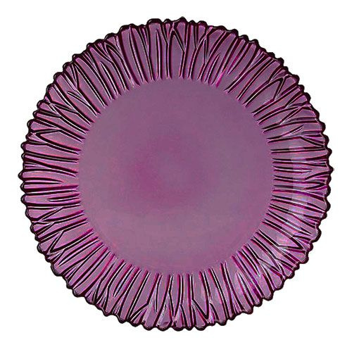Pasabahce Блюдо, 1 шт, Стекло фиолетовый, диаметр 31.5 см #1