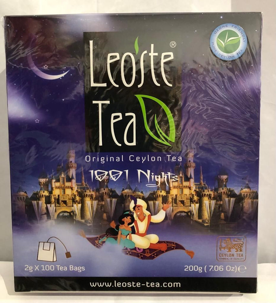 Чай черный Leoste tea 1001 ночь 100 пакетиков. #1