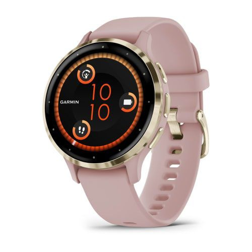 Смарт-часы Garmin Venu 3s розовые с золотистым безелем, 010-02785-03  #1