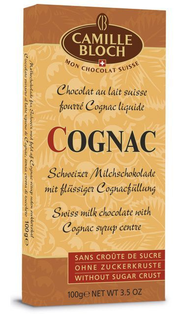 Молочный шоколад с коньяком Camille Bloch, 100г. Швейцария #1