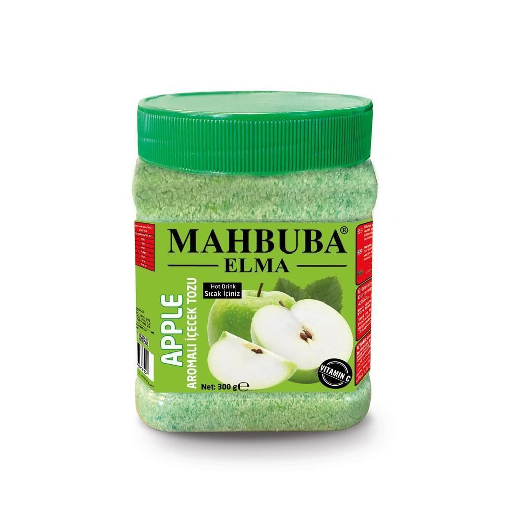 Турецкий растворимый чайный напиток Mahbuba со вкусом Яблока, 300г. -  купить с доставкой по выгодным ценам в интернет-магазине OZON (1225831260)