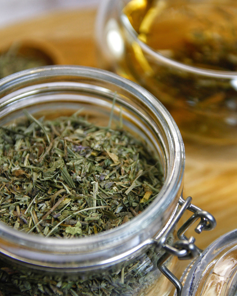 Чайный напиток Чабрец 250 гр - трава сухая, измельченная, травяной листовой чай, россыпь  #1
