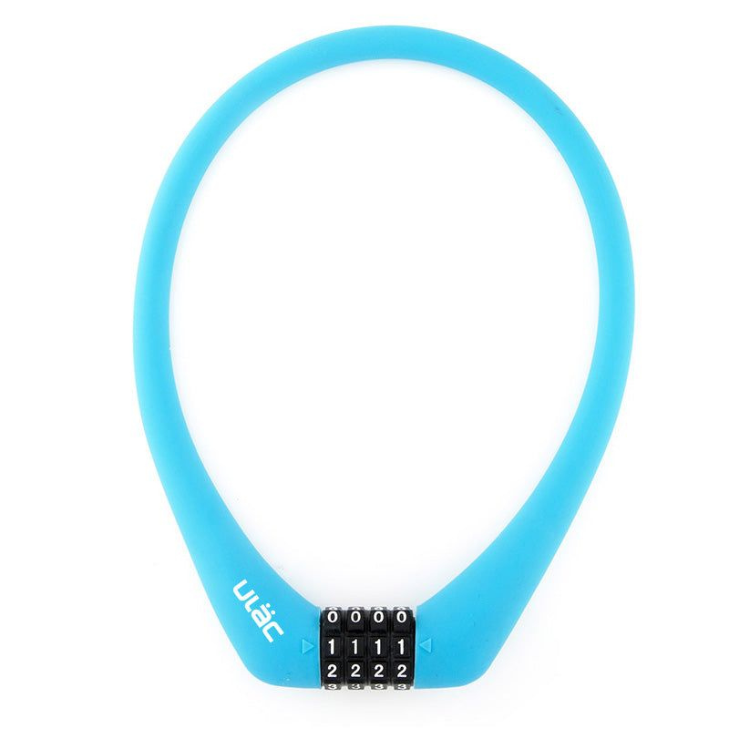 Велосипедный замок Ulac Prague Si Cable Lock Combo Sky Blue #1