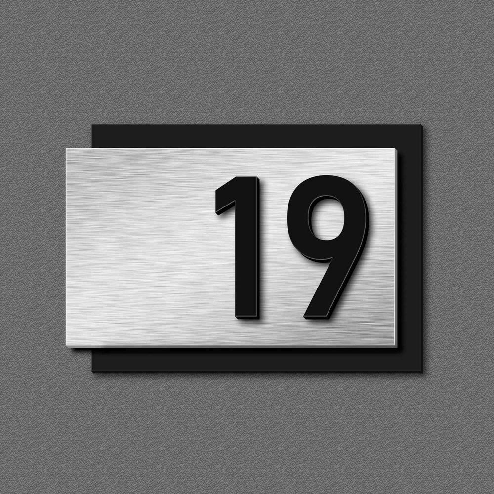 Цифры на дверь, табличка с номером 19 #1