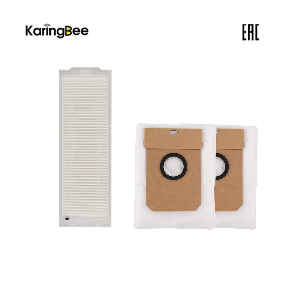 Аксессуары для робота-пылесоса KaringBee S7 OMNI, 2 мешка для пыли + 1 фильтр  #1