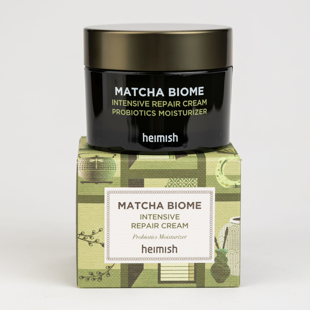 Восстанавливающий крем с матчей пробиотиками Heimish Matcha Biome Intensive Repair Cream  #1