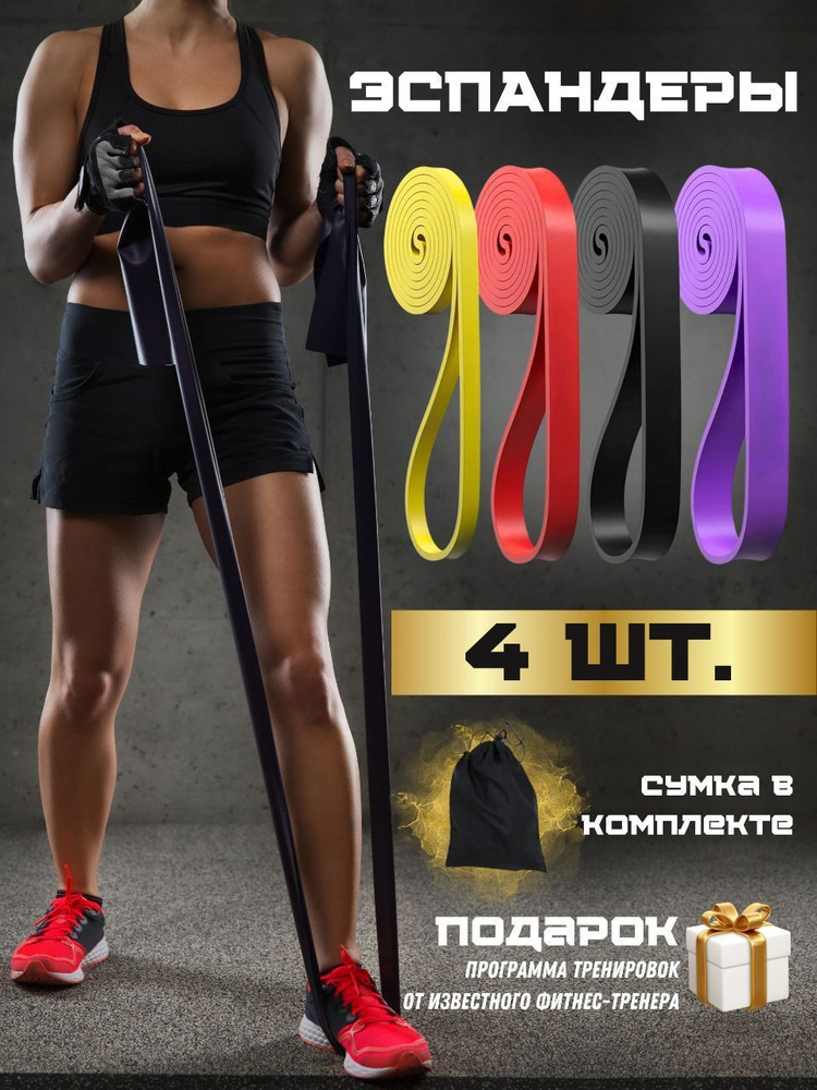 Pro-Fit Набор эспандеров , 4 шт, 40 кг #1