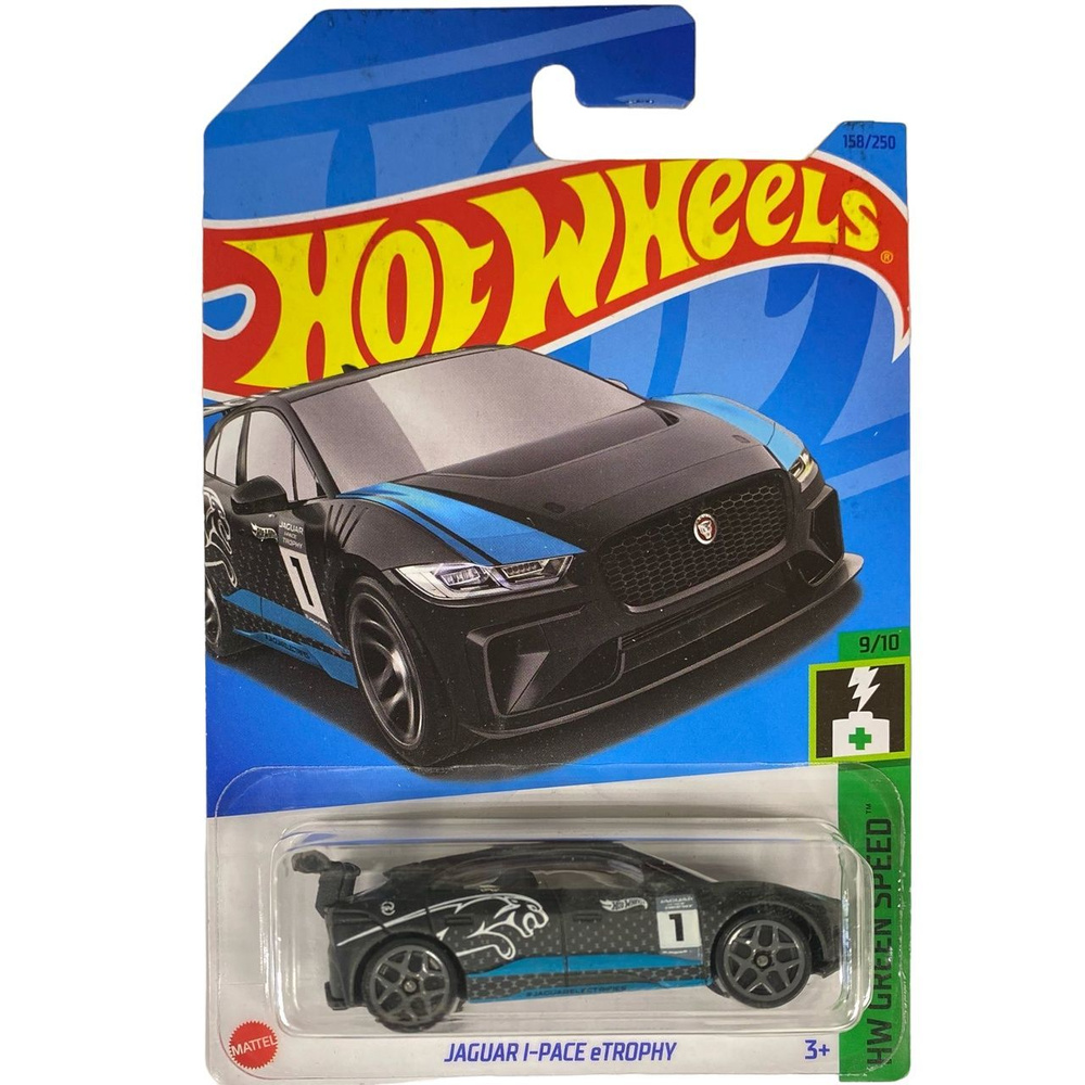 Hot Wheels металлическая, коллекционная в масштабе 1:64 JAGUAR I-PACE eTROPHY  #1