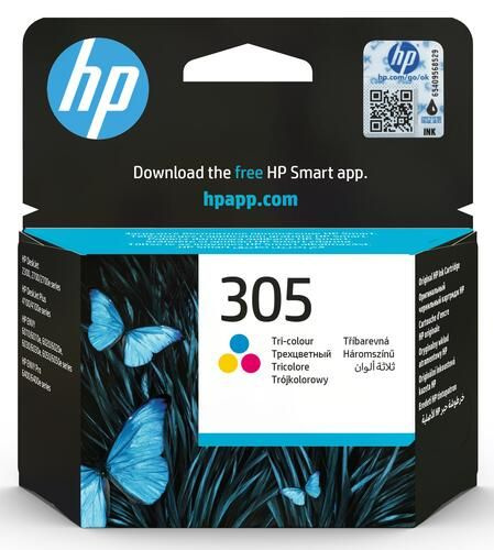 Картридж HP 305 (3YM60AE) многоцветный HP, оригинальный, 100 страниц, 1 шт  #1