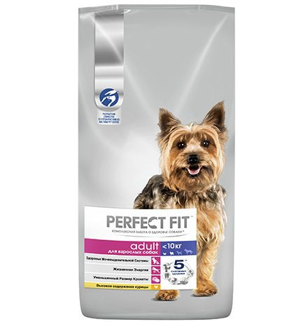 Perfect Fit Dog Adult / Сухой корм Перфект Фит для собак Мелких и Миниатюрных пород Курица, 6 кг  #1