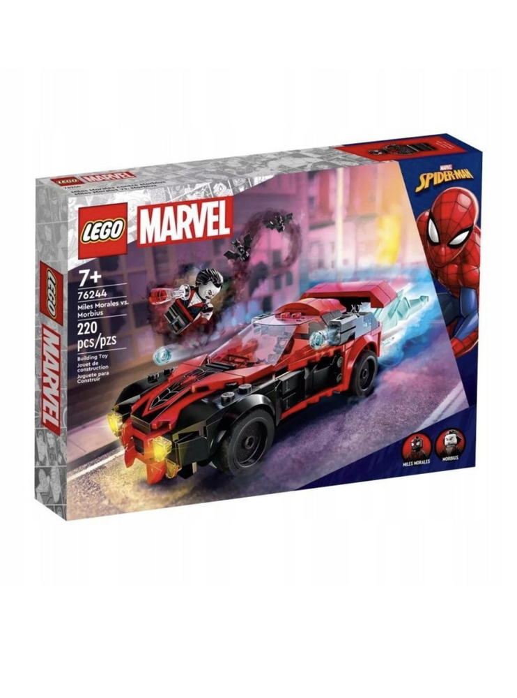 Конструктор LEGO Super Heroes Marvel Майлз Моралес против Морбиуса 76244  #1