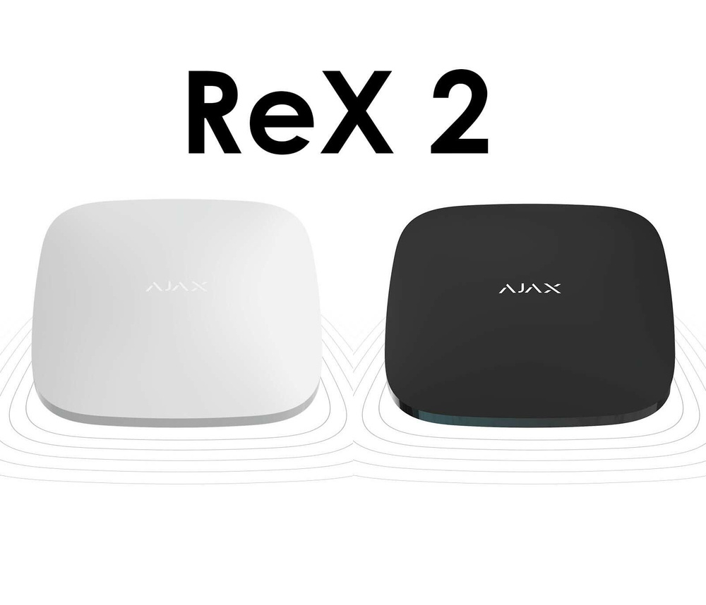 Ajax ReX2 White ретранслятор радиосигнала Аякс Рекс 2 белый охранная сигнализация  #1