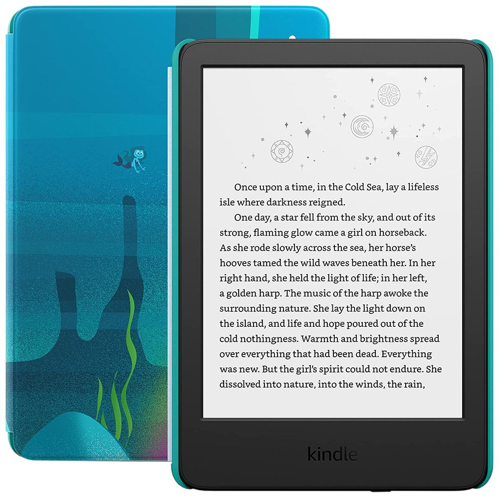 Электронная книга Amazon Kindle Kids 2022 16Gb +оригинальная обложка Ocean Explorer  #1