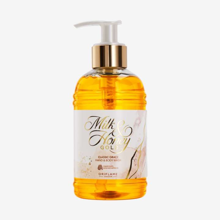 Oriflame Жидкое мыло для рук и тела Milk & Honey Gold 300ml #1