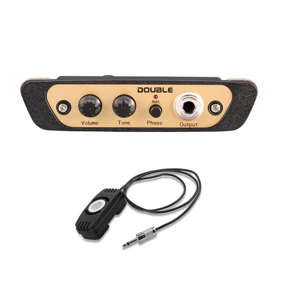 DOUBLE CJ01L Cajon Box Drum Preamp Pickup Звукосниматель для музыкальных инструментов  #1