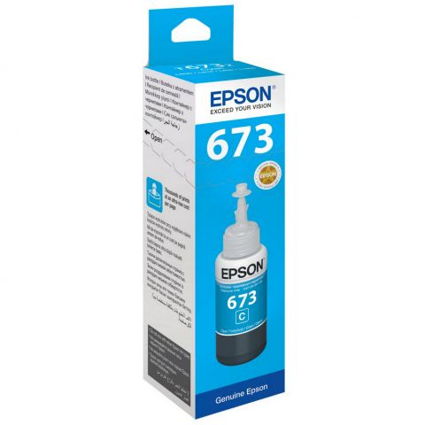 Чернила для принтеров EPSON T67324A для L800 цвет голубой 70 мл #1