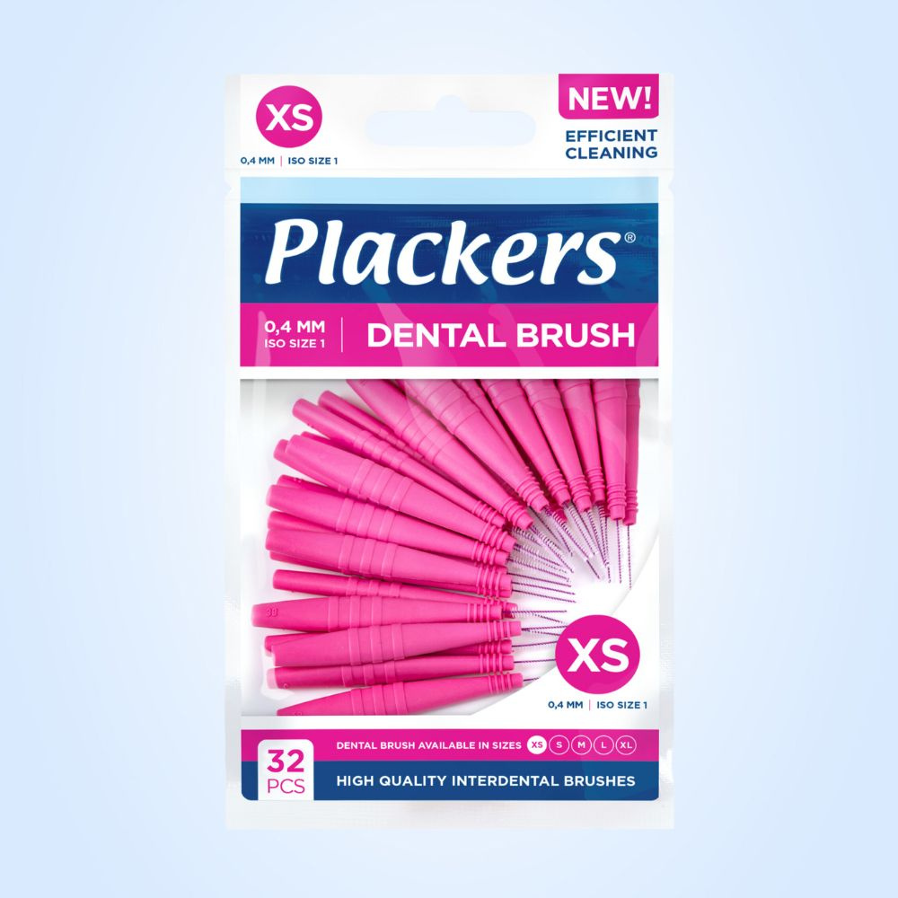Межзубные ершики Plackers Dental Brush XS 0,4 мм, 32 шт #1