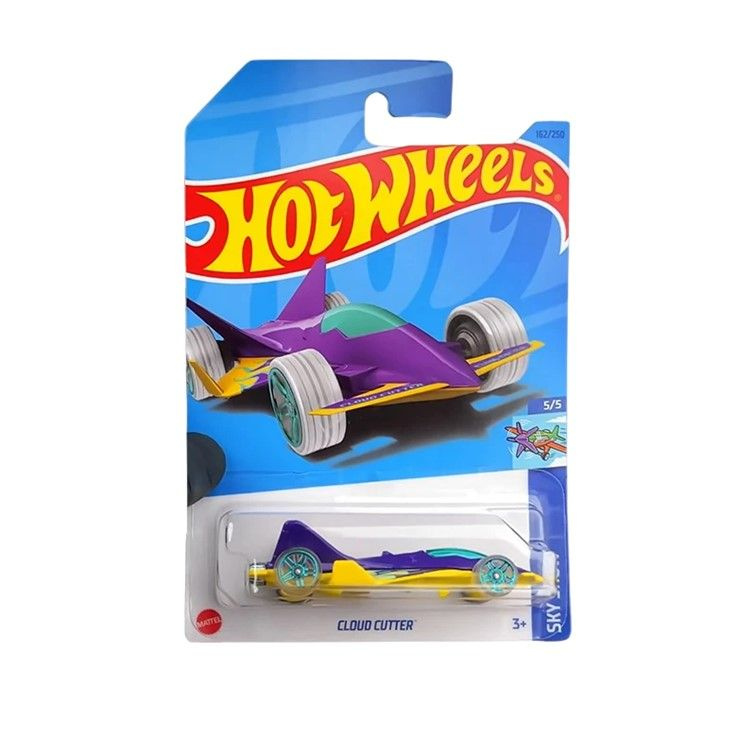 HKK54 Машинка металлическая игрушка Hot Wheels коллекционная модель Cloud Cutter фиолетовый;желтый  #1