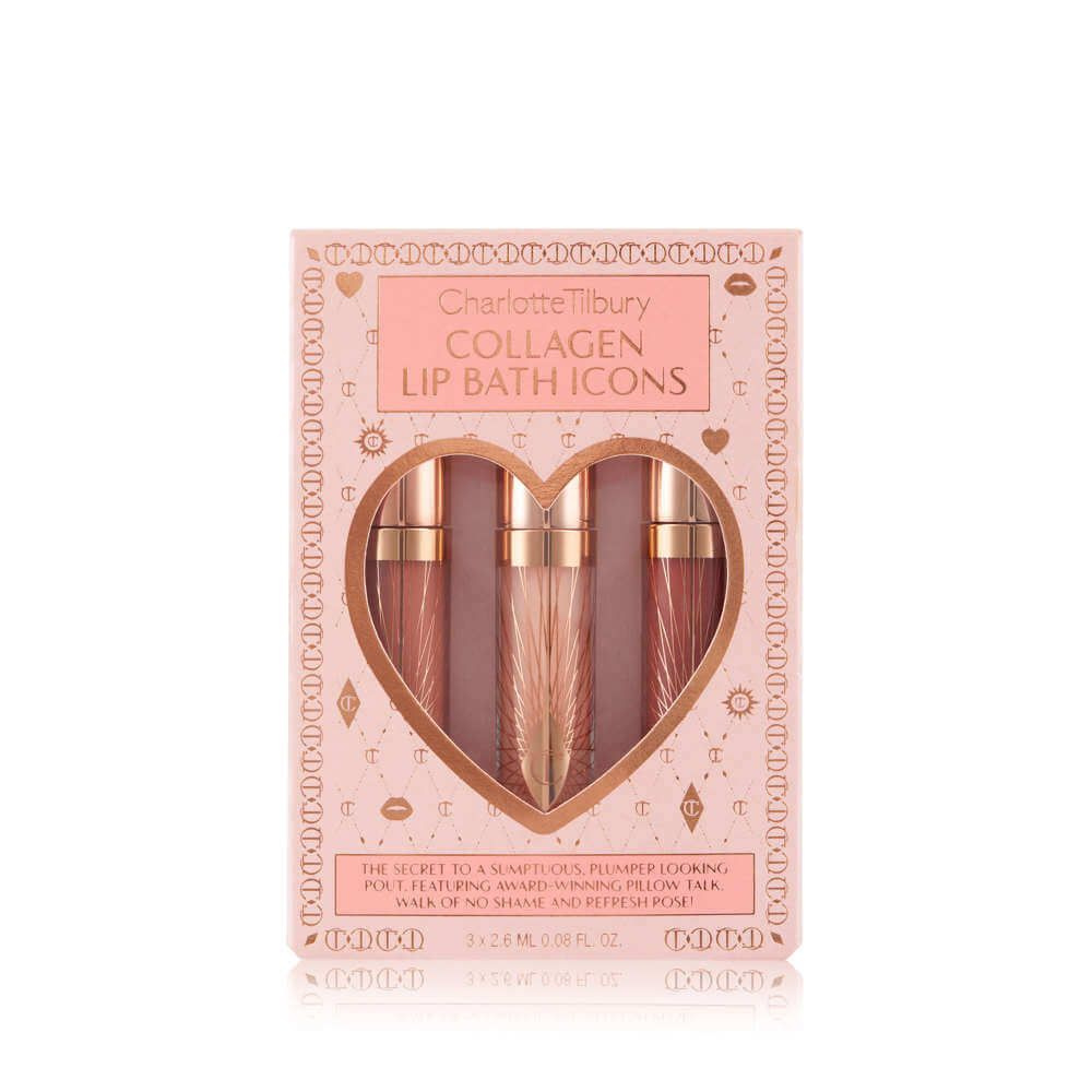 Подарочный набор блесков губ Charlotte Tilbury COLLAGEN LIP BATCH ICONS 3x2.6ml  #1