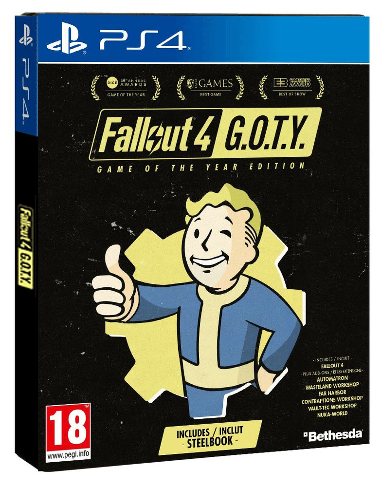 Игра Fallout 4 - GOTY: 25th Anniversary Steelbook Edition (PlayStation 4, Английская версия)  #1