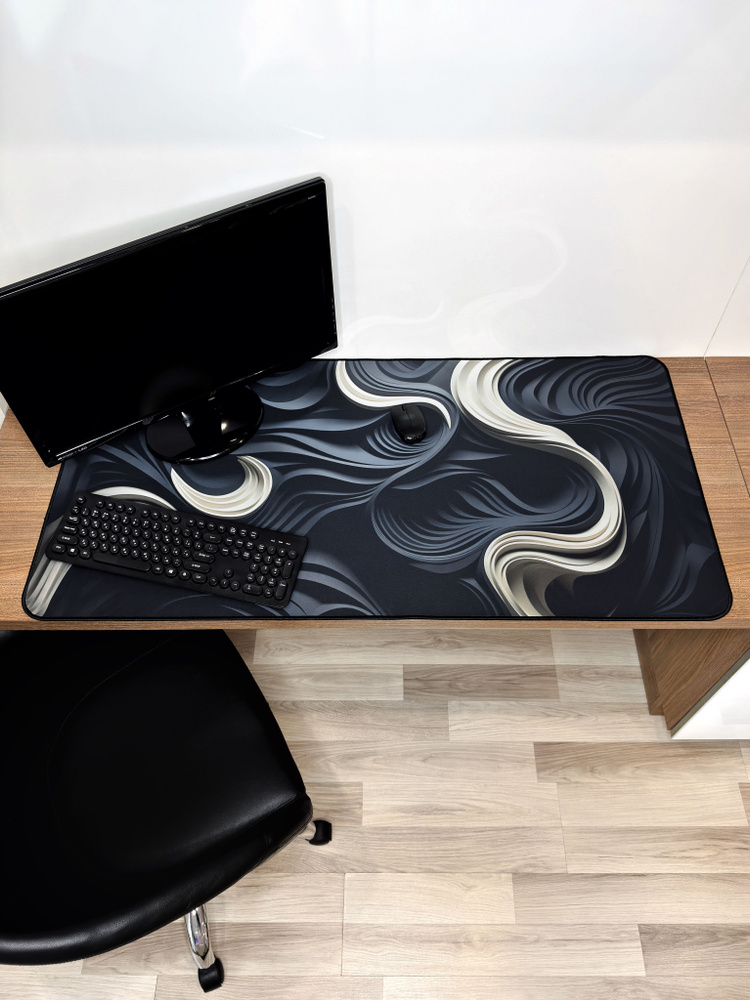 Коврик для мыши RSQ Limited edition XXL - 1200x600, XXXL, черно-серый ...