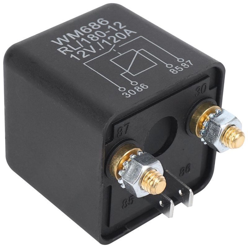 120 А 12V Мощное реле 4 контакта, нормально разомкнутое, соленоид для ...