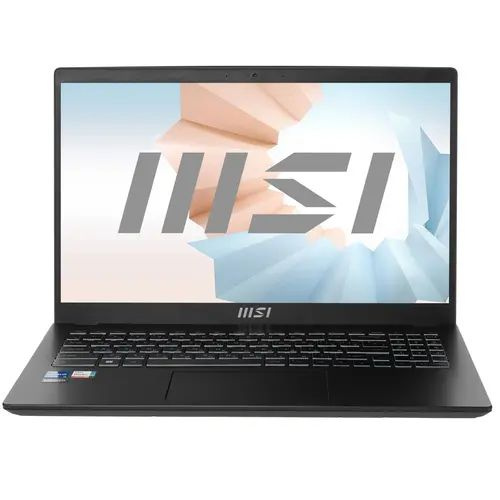 MSI 15.6" Ноутбук MSI Modern 15 B13M-608RU черный Ноутбук 15.6", Intel Core i5-1335U, RAM 16 ГБ, SSD #1