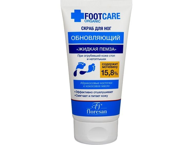 Скраб для ног, обновляющий Floresan Liquid pumice #1