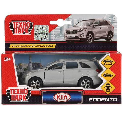 Модель Инерционная KIA Sorento Prime (12см, металл, открываются двери и багажник, серебристый, в коробке) #1