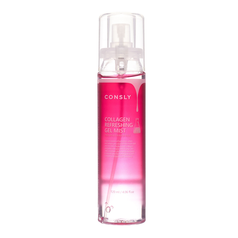 Освежающий гель-мист для лица с коллагеном CONSLY Collagen Refreshing Gel Mist 120мл  #1