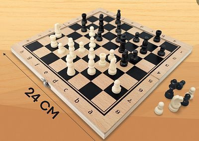 Настольная Игра Шахматы (поле 24*12*3см, дерево, пластик, в коробке) ИН-1064  #1