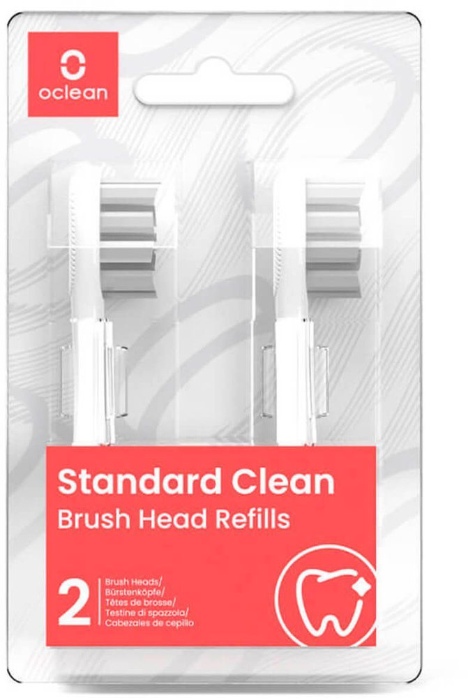 Насадка для зубных щеток Oclean Standart clean P2S5 W02 (c04000184) #1