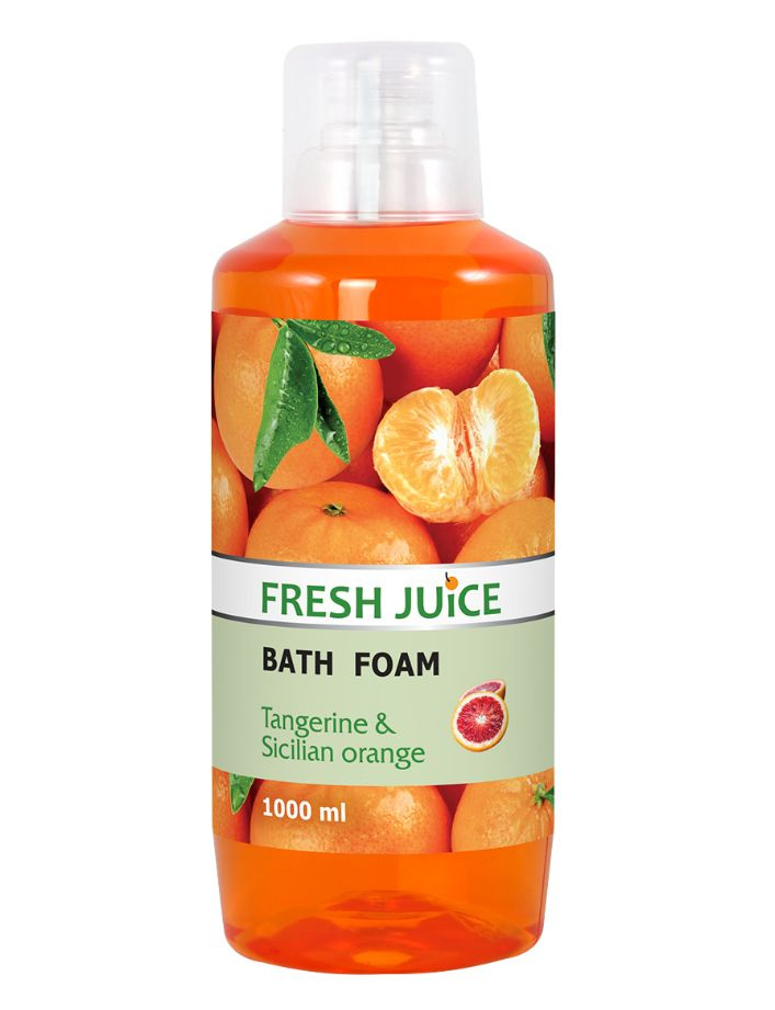 Fresh Juice Пена для ванн Tangerine & Silician orange Мандарин и Апельсин, 1 л  #1