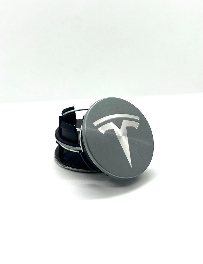 Колпачки заглушки на литые диски для Tesla 57/50мм ( XWC1385-01 ) 1 штука.  #1