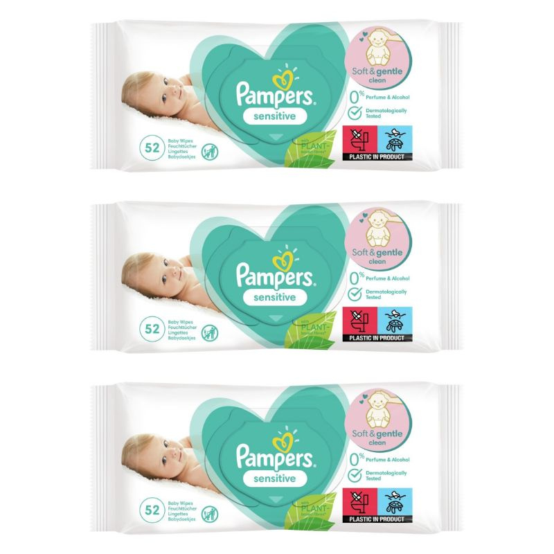 Pampers Влажные салфетки 52 шт #1