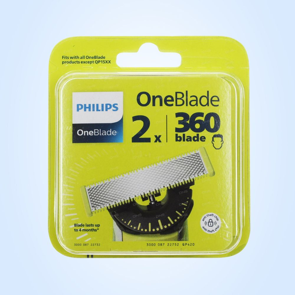 Сменные лезвия Philips OneBlade QP420/50, 2 шт #1