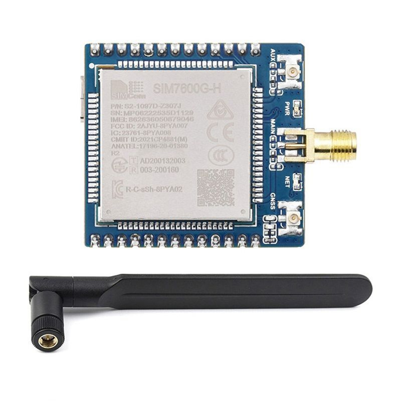 (R E G K) Модуль SIM7600G-H 4G антенной SMA Приварной штифт Глобальный ...