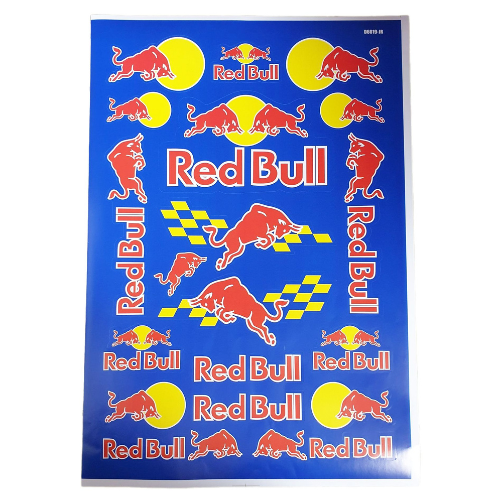 Наклейки набор Red Bull (D6019) #1