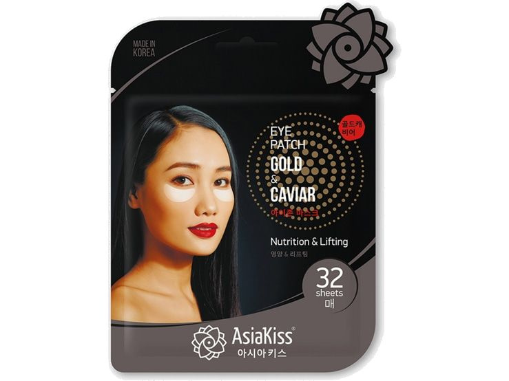 Патчи для глаз AsiaKiss Gold and caviar eye zone mask #1