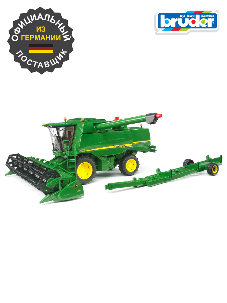 Машинка Bruder Комбайн John Deere T670i, Брудер, 02-132 #1