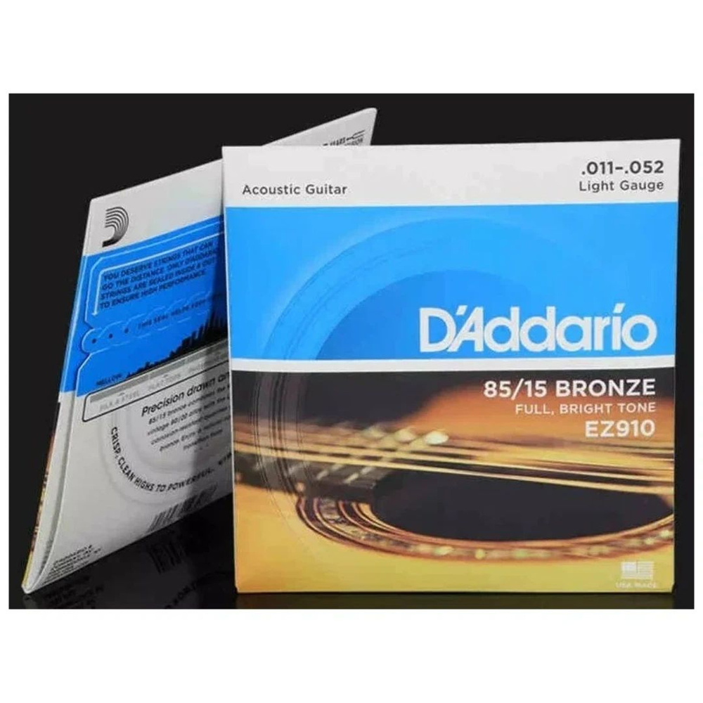 Струны для акустической гитары металлические D'Addario EZ910 #1