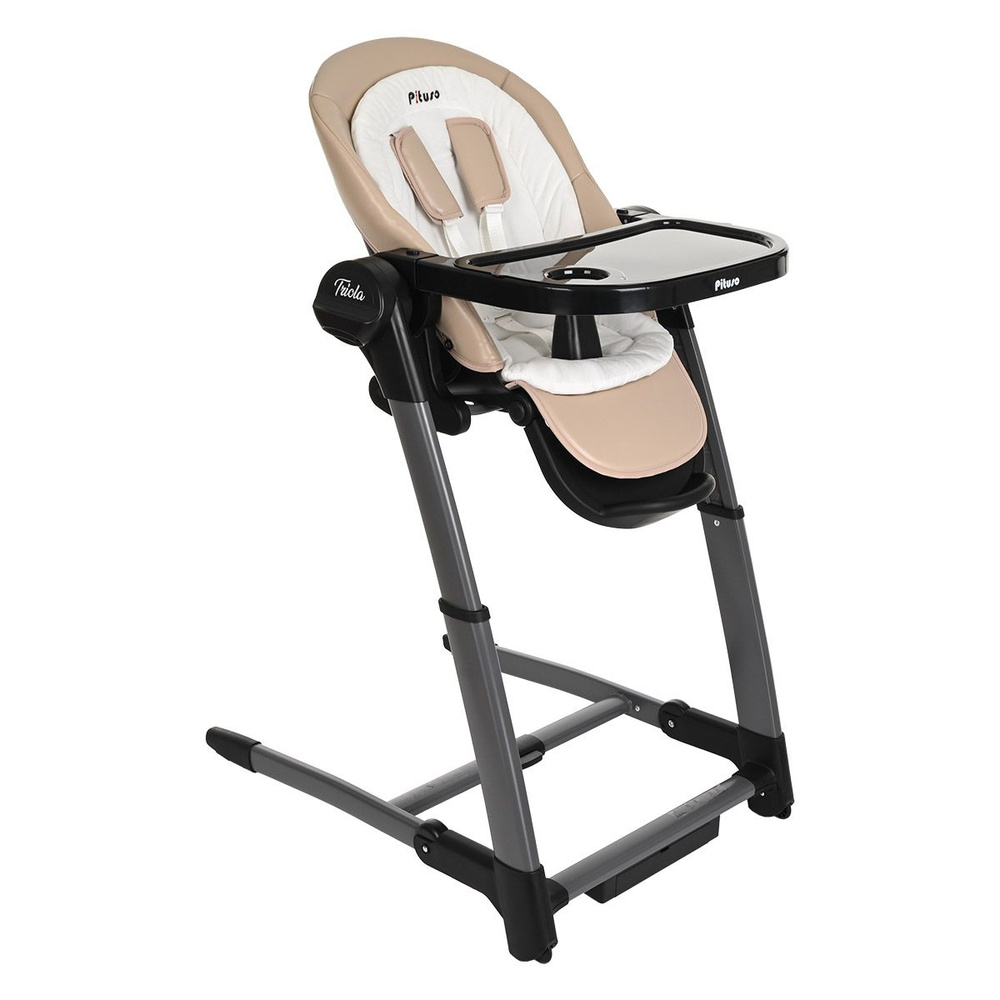Детский стульчик для кормления с электрокачелей для новорожденного от 0 до 3 лет Pituso Triola 3 в 1 #1