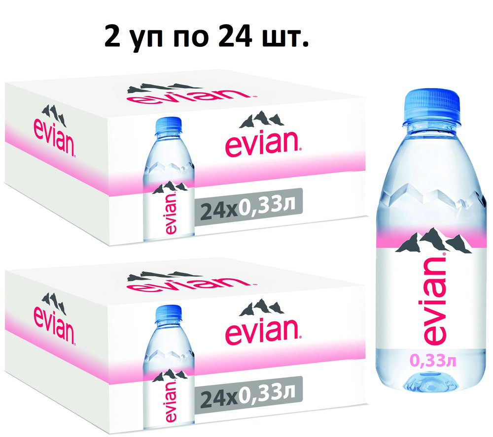 Evian Вода Минеральная Негазированная 330мл. 48шт #1