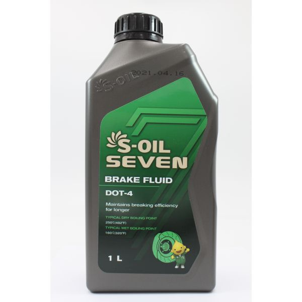 Жидкость тормозная S-OIL 7 BRAKE FLUID DOT-4 1л #1