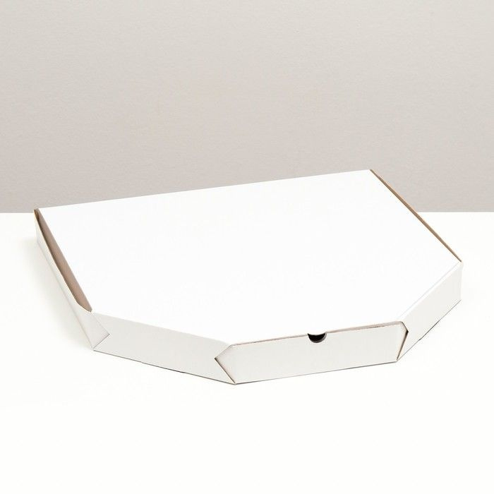 Упаковка для пиццы Sima-land белая, 42 х 42 х 4,5 см, 10 штук #1
