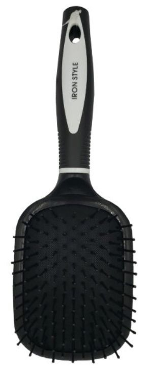 Iron Style Расческа-массажка для волос, квадратная, с зеркалом  #1