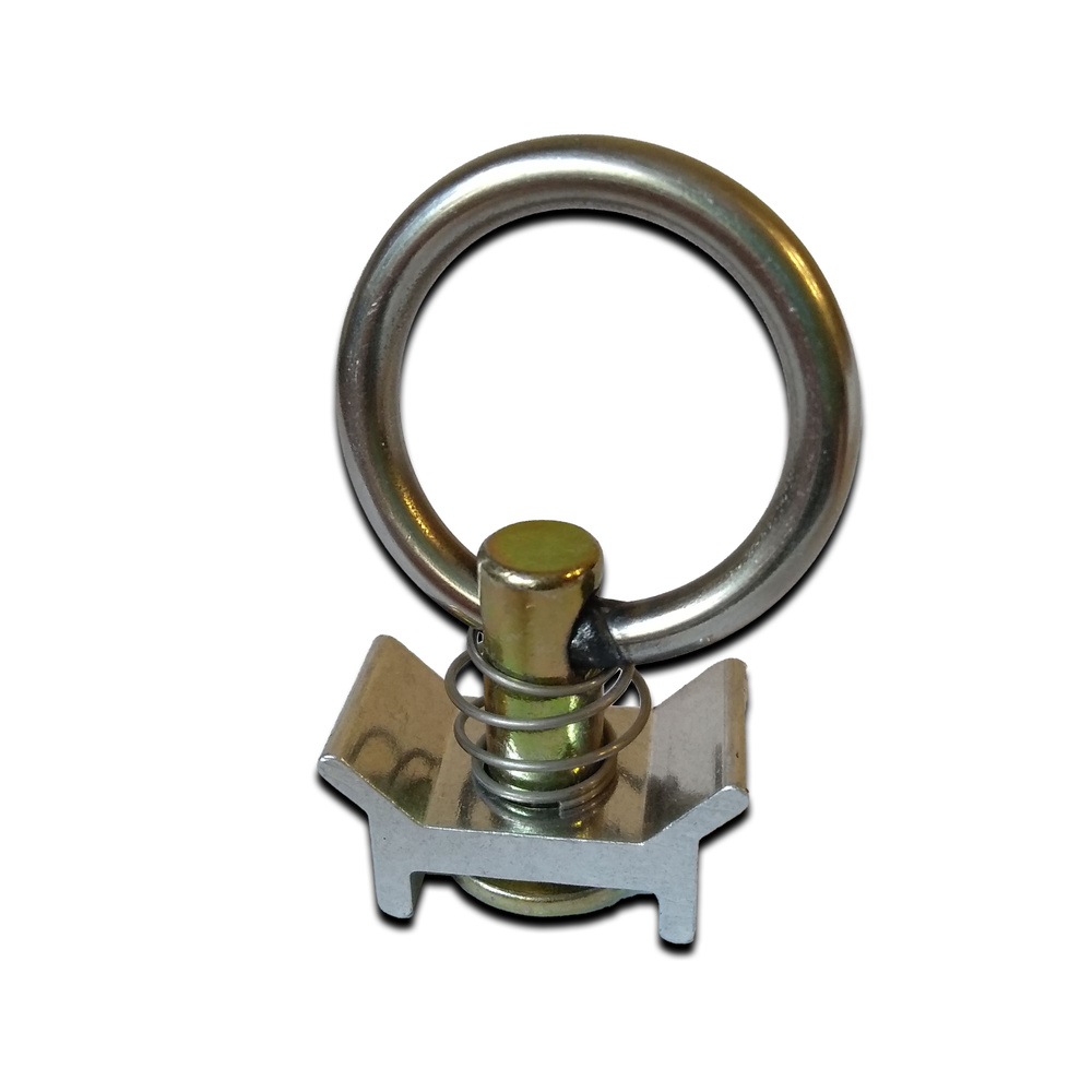 Кольцо такелажное петля крепления груза на алюминиевую рейку купить по ...